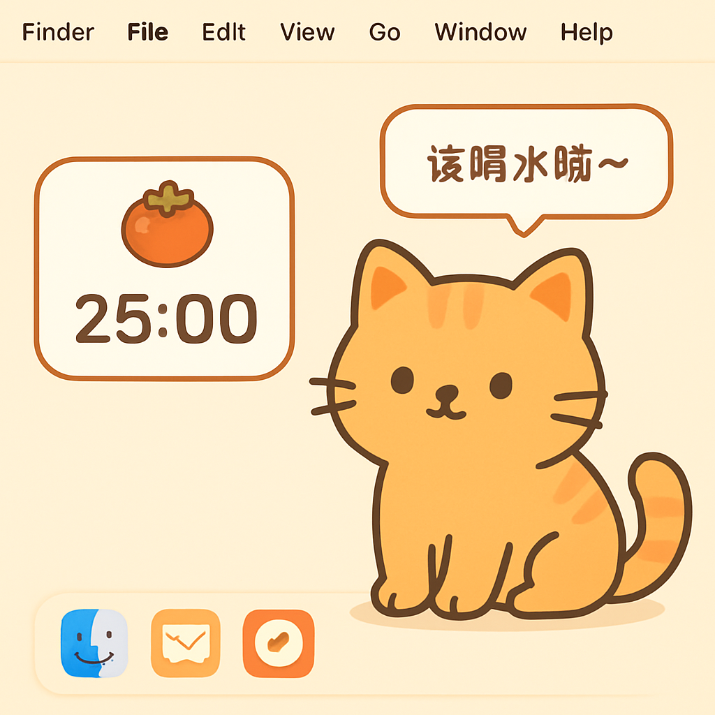 番茄钟与提醒功能界面